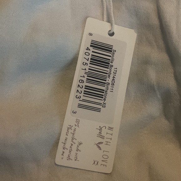 NWT  🥑🌺 Spell Sayulita bomber jacket XS ✌🏻 - Picture 11 of 15